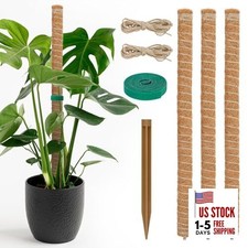 54 Inch Moss Pole, 3 Pack 16 Inch Moss Poles Monstera Plant Support, Moss 