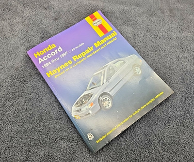 Honda Accord 1994 - 1997 Haynes Repair Manual 42013 Chilton Auto Service Manual