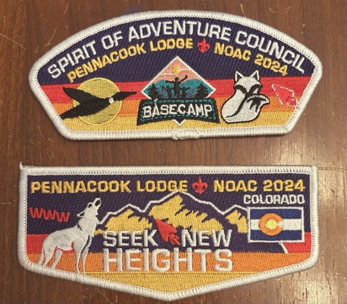 Boy Scout OA Pennacook Lodge Spirit Of Adventure Council 2024 NOAC CSP AND FLAP