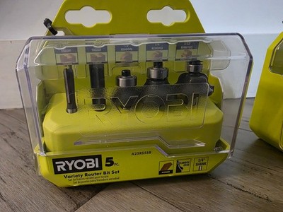 BRAND NEW Ryobi A25RS55B 5pc Variety Router Bit Set Value Pack | eBay