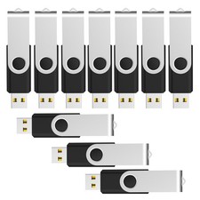 LOT 10x Metal USB2.0 Flash Drive Memory Stick Thumb Drive U Disk 128MB Computer