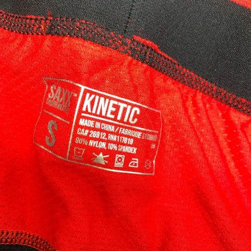 Saxx Kinetic Light-Compression Support Mesh Tights Men's Size S 30-32 Black - Picture 3 of 10