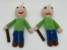 Baldi's Basics PhatMojo 10" Baldy Plush Set Smiling  Angry w/ Ruler EUC 2019