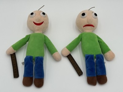 Baldi's Basics PhatMojo 10'' Baldy Plush Set Smiling & Angry w/ Ruler EUC 2019