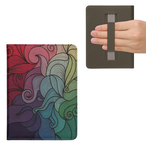 PU Leather Case for Amazon Kindle Paperwhite 2024 Colorsoft with Strap - Afbeelding 8 van 9
