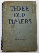 RARE 1939 Three Old Timers Cape Cod Woodcuts by Edward Darling & William Miller