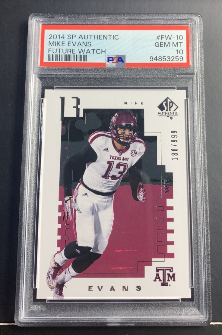 Mike Evans SP Authentic Future Watch #FW10 Base