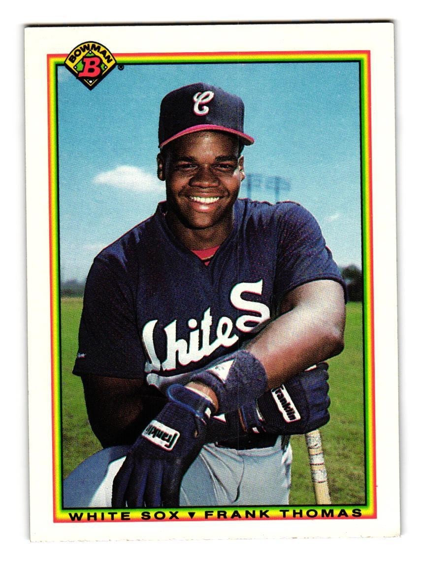 1990 Bowman Frank Thomas #320 Chicago White Sox Rookie Card