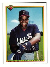 1990 Bowman Frank Thomas #320 Chicago White Sox Rookie Card