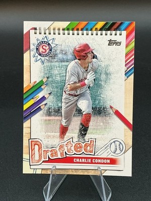 2025 Topps Pro Debut Drafted Insert DF-6 Charlie Condon, Spokane Indians