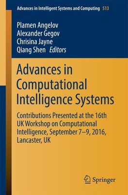 Advances in Computational Intelligence Systems Plamen Angelov