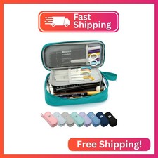 SPACEMATE Pencil Case Pouch Box Bag School Supplies Girls Boys Kids, Cute Preppy