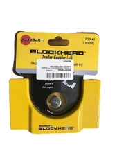 Deadbolt Blockhead TCL3-YL Trailer Coupler Lock Fits 2 inch and 2-5/16 inch  NEW