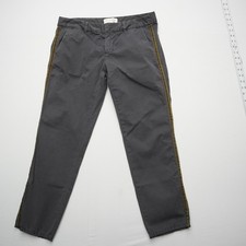 Nili Lotan East Hampton Pants with Side Tape Size 6 Straight Leg Trousers