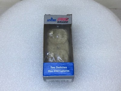 Leviton 5224-2IS 15 Amp 120/277V Combination Single Pole Switches