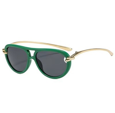 Bottega Shield Mask Sonnenbrille Gläser Fashion Veneta Verdi