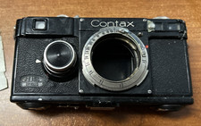 Zeiss Ikon Contax I Black Rangefinder Camera Body 35mm Film with Manual