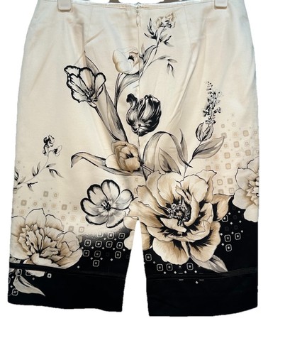 White House Black Market Skirt Women’s Size 6 Pencil Floral Lining Zip Up NWT - Picture 5 of 13