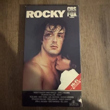 Rocky I VHS (1984 CBS/FOX Release) Red Label Hi-Fi Stereo • Original 1976