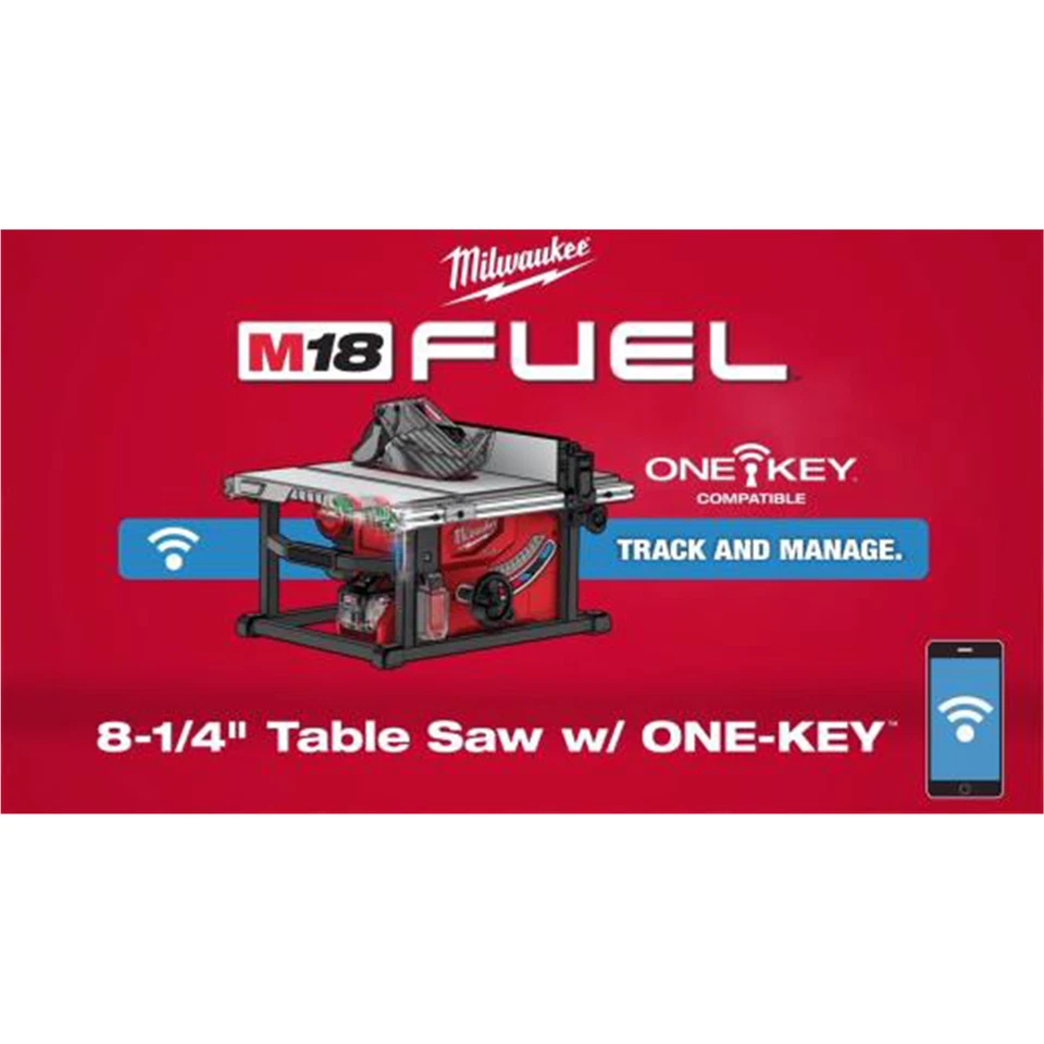 Milwaukee 2736-20 M18 FUEL 8-1/4" Table Saw with ONE-KEY - Image 4 of 4