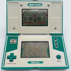 Nintendo Game & Watch GREEN HOUSE GH-54 Multi Screen Tested Working Japan