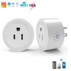 Smart Plug, WiFi Outlet 16A 2200W Compatible with Alexa Google Assistant, Smart