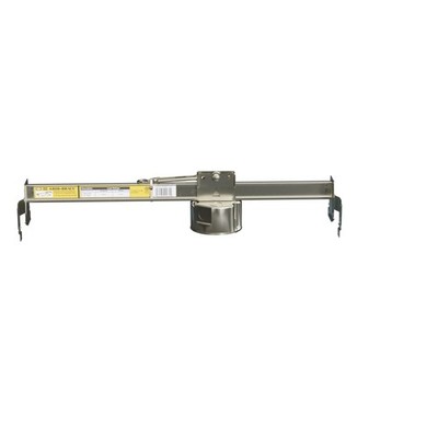RACO 931 Grid-Brace with 4 in. Round Ceiling Box, 2-1/8 in. Deep, Two 1/2 & F...