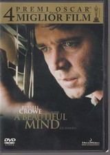 A BEAUTIFUL MIND DVD Ron Howard Russell Crowe Ed Harris Versione Vendita M11505
