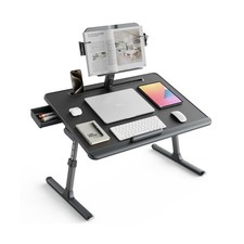 SAIJI Laptop Desk for Bed Premium XXL Extra Large with Upgraded Height Angl...