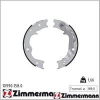 Zimmermann 10990.158.0 Bremsbackensatz FüR Feststellbremse Bremsbacken