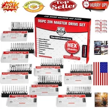 GIFD 96-Piece Master Screwdriver Bit Set – Complete Precision for Every Fastener