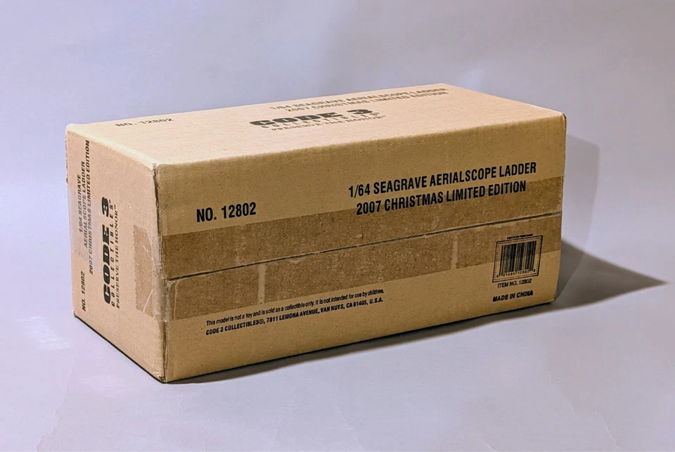 CODE 3 12802 Seagrave Aerialscope Ladder 2007 Christmas Mint in Sealed Box New - Image 3 of 4
