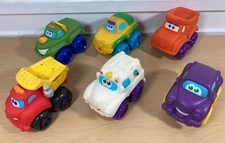 Hasbro Playskool Mini Tonka Chuck and Friends Set of 6 Soft Vehicle Toys