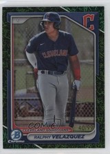 2024 Bowman Chrome Prospects Green Grass Refractor 40/99 Ralphy Velazquez 1lv1