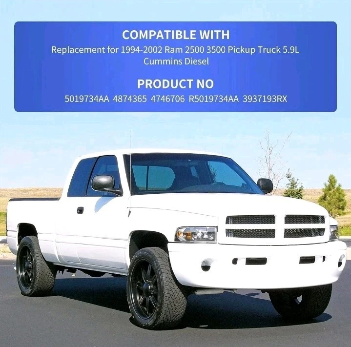 Механический вакуумный насос с зубчатым приводом 5019734AA для Dodge Ram 2500 3500 1994-2002 годов выпуска - Изображение 4 из 4