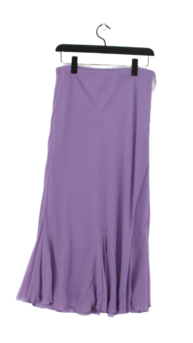Long purple skirt clearance uk