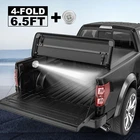 Truck  Tonneau Cover For GMC Sierra Chevrolet Silverado 6.5FT Bed 4-Fold Soft