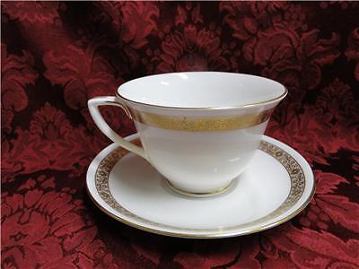 Royal Worcester Golden Anniversary, Gold Flowers & Band: Cup & Saucer Set (s) - Picture 2 of 4