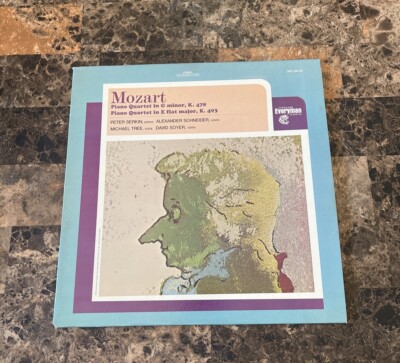 Mozart Piano Quartet in G minor K. 478 Piano Quartet in E Flat major K. 493 LP
