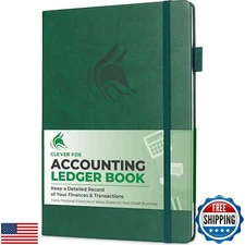 Clever Fox Accounting Ledger Book – Accounting Book for Small Businesses and 