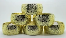 Lot 0f 6/12 chunky style gold color bangle Bracelets fashion jewelry wholesale