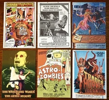 Lot Of (16) RARE SOMETHING WEIRD Video SWV Postcards In NM Condition