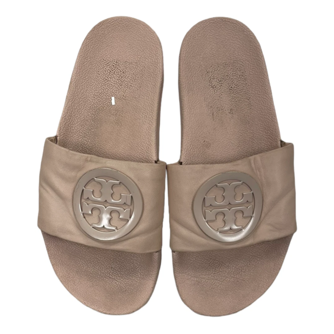 Sandals Tory Burch - Lina pink leather slide sandals - 45518652