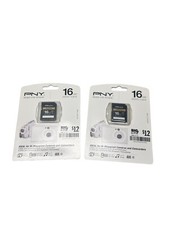 Lot of 2 - PNY Premium 16GB - SDHC Card - NEW - Free Shipping