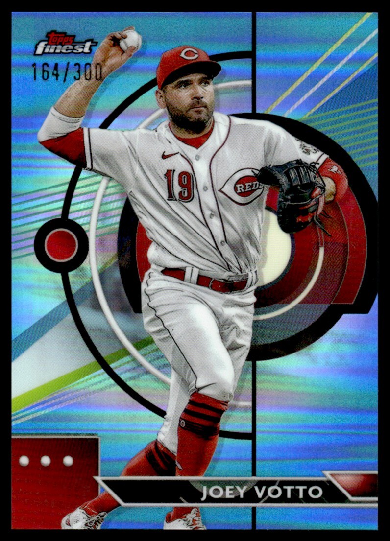2023 Finest Sky Blue Refractor Joey Votto 164/300 Cincinnati Reds