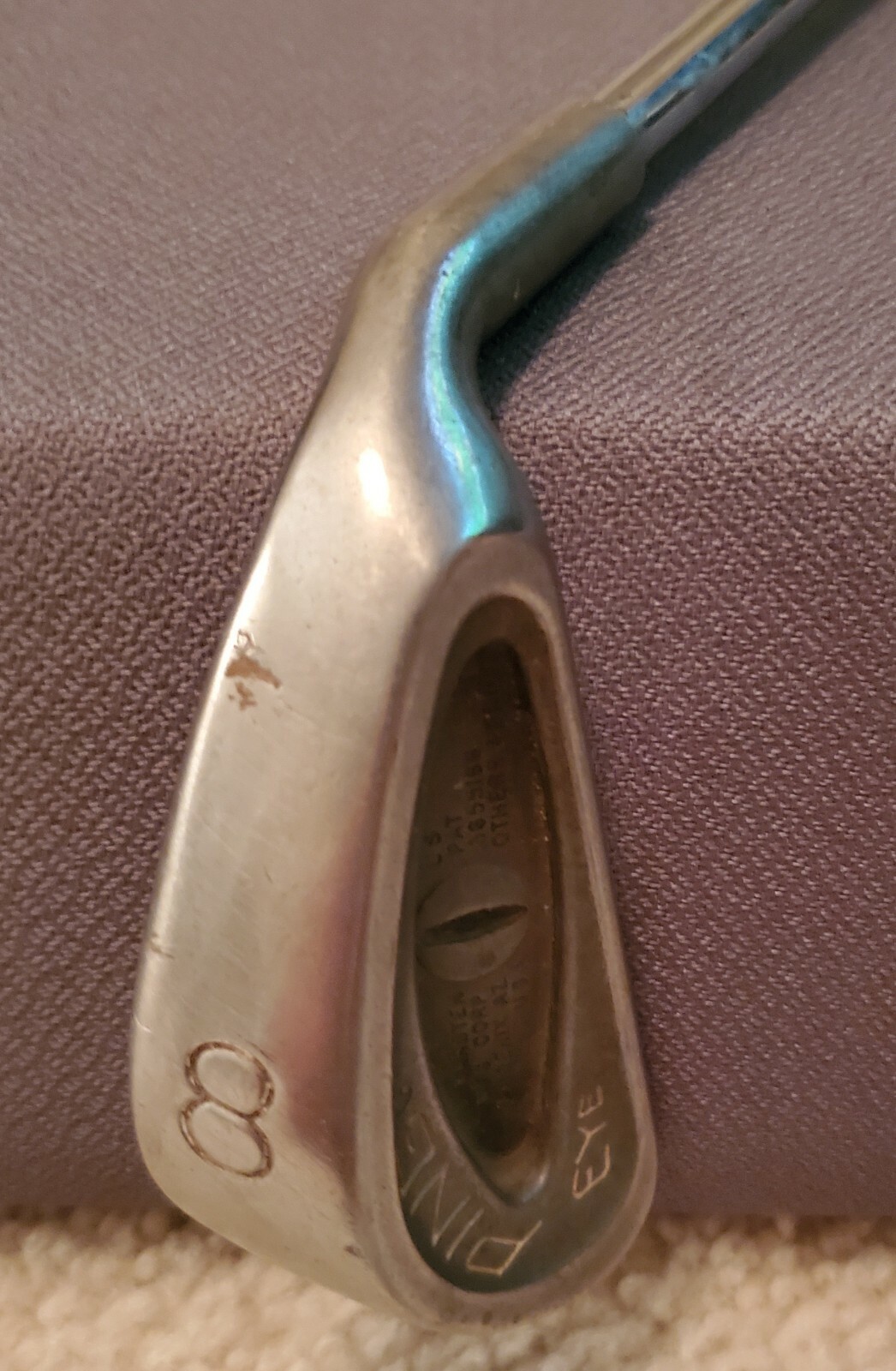 PING EYE 8 IRON BLACK DOT ZZ STEEL SHAFT