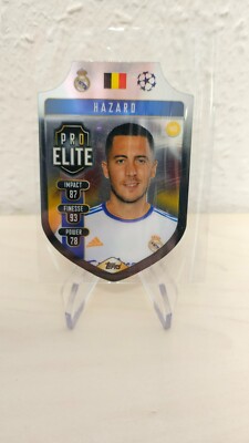 Topps Champions League 2021-2022 Eden Hazard Chrome Pro Elite Shield Real Madrid