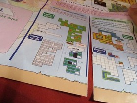 Magic of Scheherazade Nintendo NES Foldable Promo Poster Map ONLY *DAMAGED* #C1