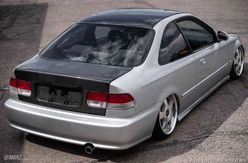 96-00 Honda Civic 2 puertas OEM Fibra de Carbono Creaciones Kit de Carrocería - ¡¡¡Baúl/Portón!!! 106381 Foto 2 de 4