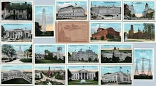 C1920s Set Historical Washington DC Naval Radio Arlington Virginia Postcard LOT